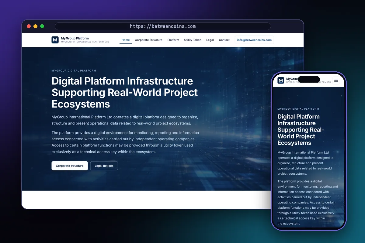 MyGroup Platform — betweencoins.com