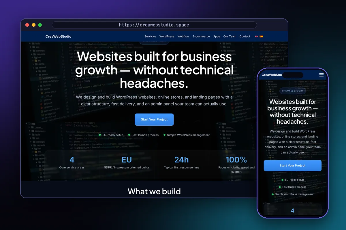 CreaWebStudio — creawebstudio.space